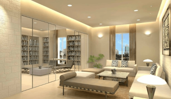 Sử dụng kính cường lực phòng khách sang trọng và hiện đại 3 Cua Kinh Cuong Luc Cho Phong Khach 1
