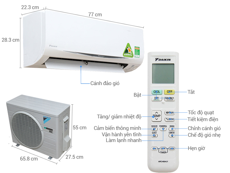 Một Mẫu điều Hoà Inverter Tiết Kiệm điện