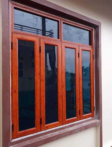 30 mẫu và hình ảnh đẹp của cửa nhôm kính Xingfa vân gỗ 5 Mẫu Cửa Nhôm Kính Xingfa đẹp