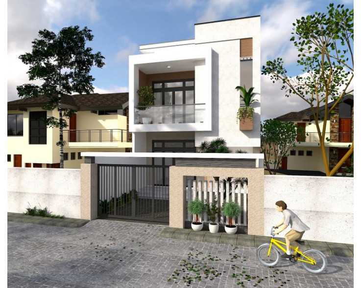 Ngắm nhìn 30 mẫu nhà biệt thự đẹp với cửa nhôm kính 2 Mẫu biệt thự 2 tầng không gian nhỏ với cửa nhôm kính chống ồn