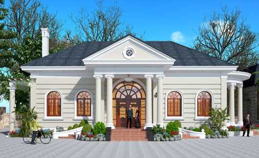 Ngắm nhìn 30 mẫu nhà biệt thự đẹp với cửa nhôm kính 29 Biet Thu Dep 30