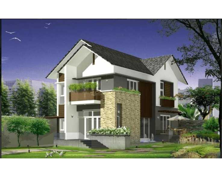 Ngắm nhìn 30 mẫu nhà biệt thự đẹp với cửa nhôm kính 7 Mẫu biệt thự vườn đẹp với cửa nhôm kính