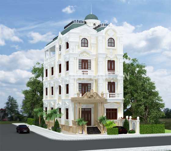 Ngắm nhìn 30 mẫu nhà biệt thự đẹp với cửa nhôm kính 16 Mẫu nhà sang kiểu pháp