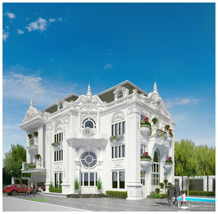 Xu hướng thiết kế biệt thự 2020 - Trào lưu mới lên ngôi 7 Biệt thự cổ điển pháp