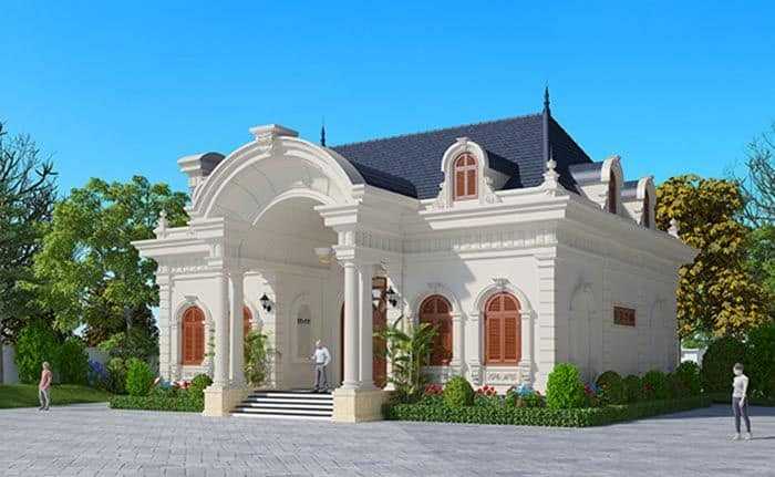 45 Mẫu biệt thự nhà vườn đẹp với xu hướng của nhôm kính hiện đại 13 Mẫu biệt thự nhà vườn đẹp kiểu pháp