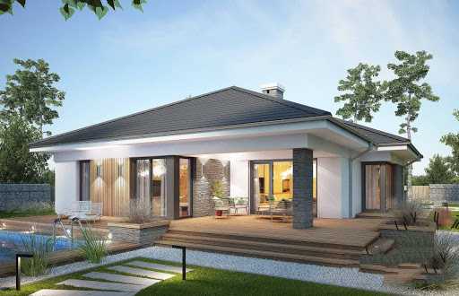 45 Mẫu biệt thự nhà vườn đẹp với xu hướng của nhôm kính hiện đại 1 Biệt thự nhà vườn đẹp thiết kế theo lối kiến trúc hiện đại với cửa nhôm kính