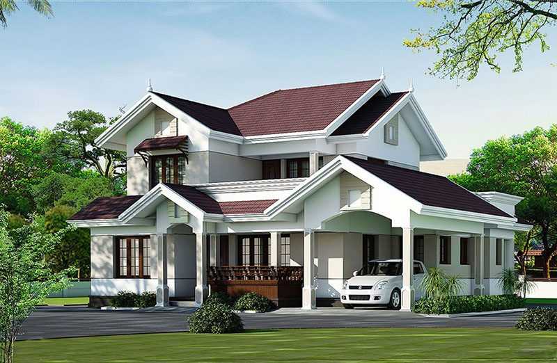 45 Mẫu biệt thự nhà vườn đẹp với xu hướng của nhôm kính hiện đại 16 Biệt thự 2 tầng đẹp