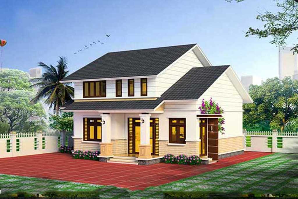 Mẫu nhà đẹp năm 2020 với cửa nhôm kính xu hướng cửa hiện đại 8 Mẫu nhà vườn 2 tầng đẹp