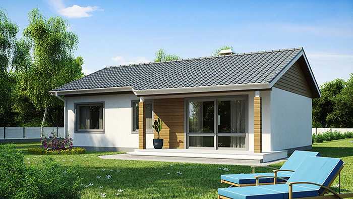 30 mẫu nhà giá 300 triệu đẹp mê li được thiết kế dẫn đầu xu hướng 13 Mẫu nhà cấp 4 300 triệu xinh xắn cho đôi vợ chồng trẻ