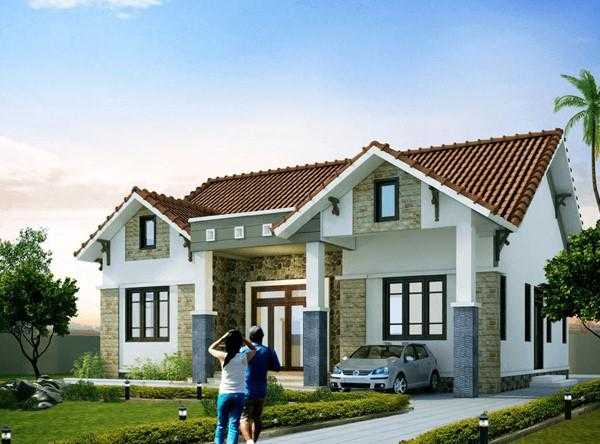 30 mẫu nhà giá 300 triệu đẹp mê li được thiết kế dẫn đầu xu hướng 7 Mẫu nhà cấp 4 mái thái đẹp