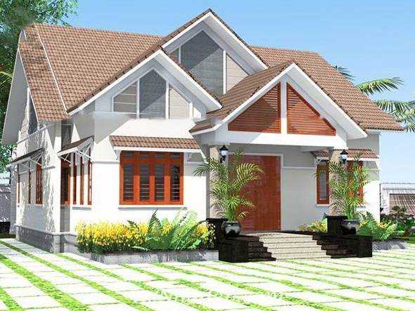 30 mẫu nhà giá 300 triệu đẹp mê li được thiết kế dẫn đầu xu hướng 1 Mẫu nhà cấp 4 mái thái