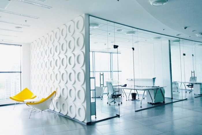 Những lợi ích khi sử dụng vách kính văn phòng 1 Không gian làm việc văn phòng lịch sự