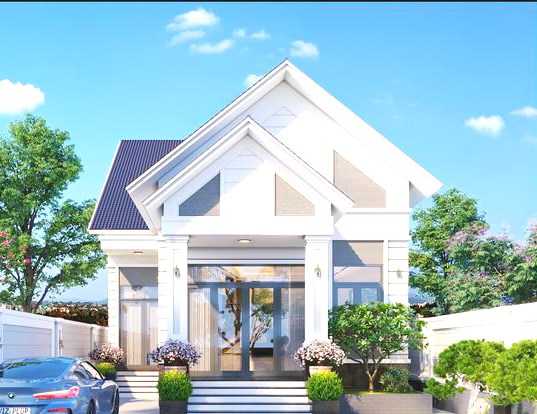 Nhà cấp 4 đẹp hiện đại với xu hướng cửa nhôm kính hứa hen gây sốt năm 2020 15 Nhà cấp 4 đẹp hiện đại với xu hướng cửa nhôm kính hứa hen gây sốt năm 2020 6
