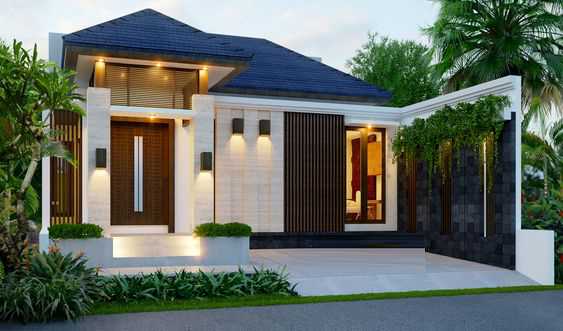 Nhà cấp 4 đẹp hiện đại với xu hướng cửa nhôm kính hứa hen gây sốt năm 2020 18 Nhà cấp 4 đẹp hiện đại với xu hướng cửa nhôm kính hứa hen gây sốt năm 2020 8