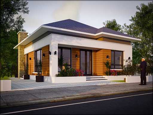 Nhà cấp 4 đẹp hiện đại với xu hướng cửa nhôm kính hứa hen gây sốt năm 2020 6 Nhà cấp 4 đẹp hiện đại với xu hướng cửa nhôm kính hứa hen gây sốt năm 2020 1