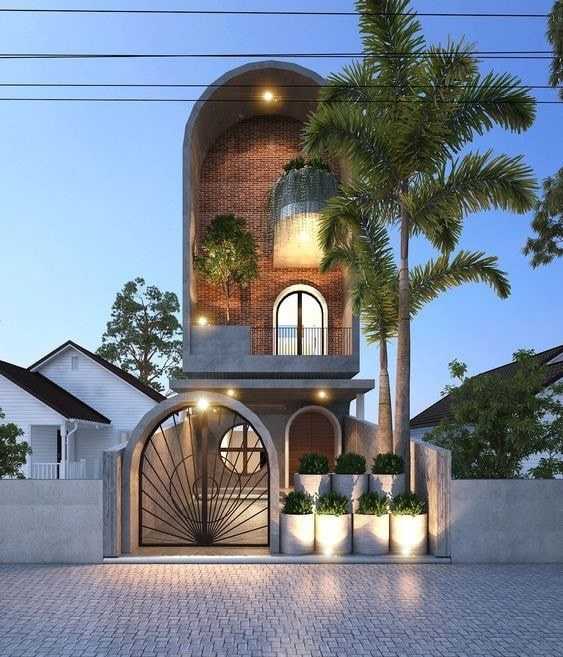 Top 30 mẫu cửa vòm nhôm kính độc đáo cho ngôi nhà hiện đại 29 Cua Vom Nhom Kinh 30