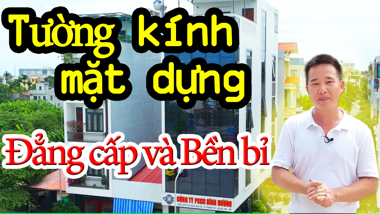 ✅Vách Kính Mặt Dựng Tại Hải Phòng|Sự Hoàn Hảo Sau 2 Năm Sử Dụng